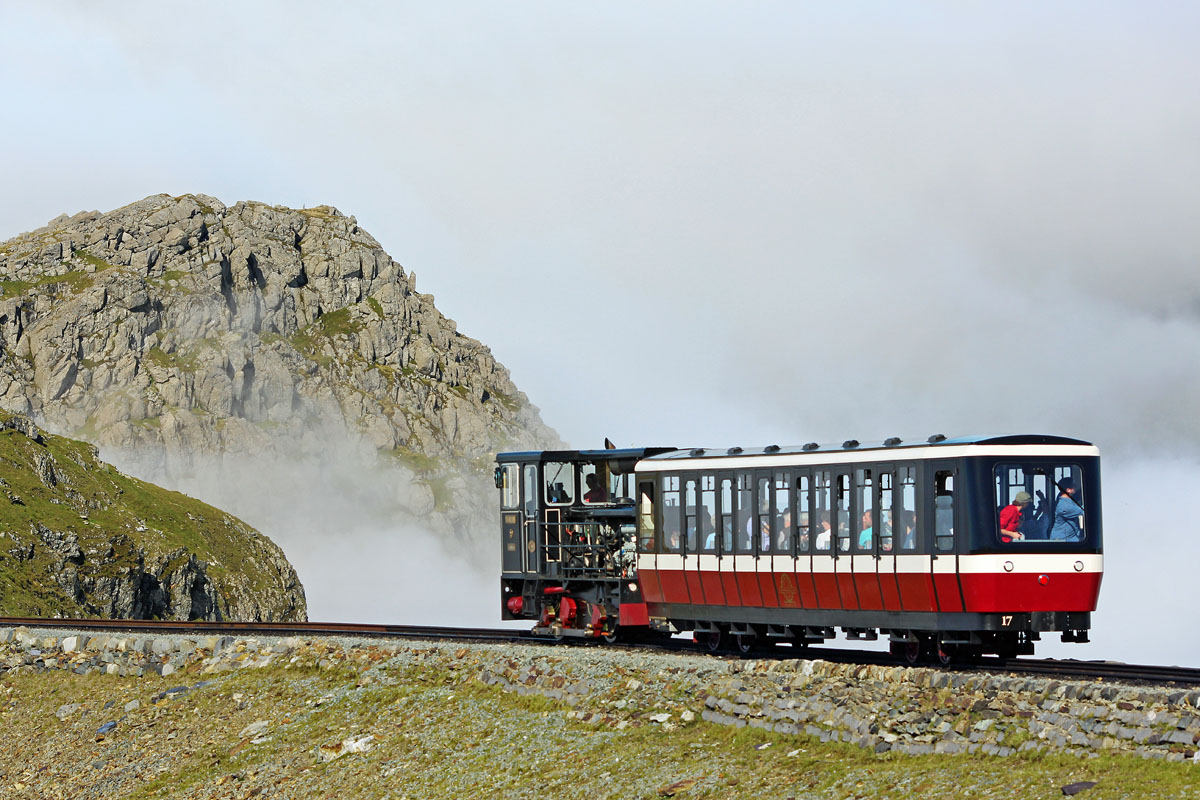 Snowdon Mountain Railway - near Clogwyn Station