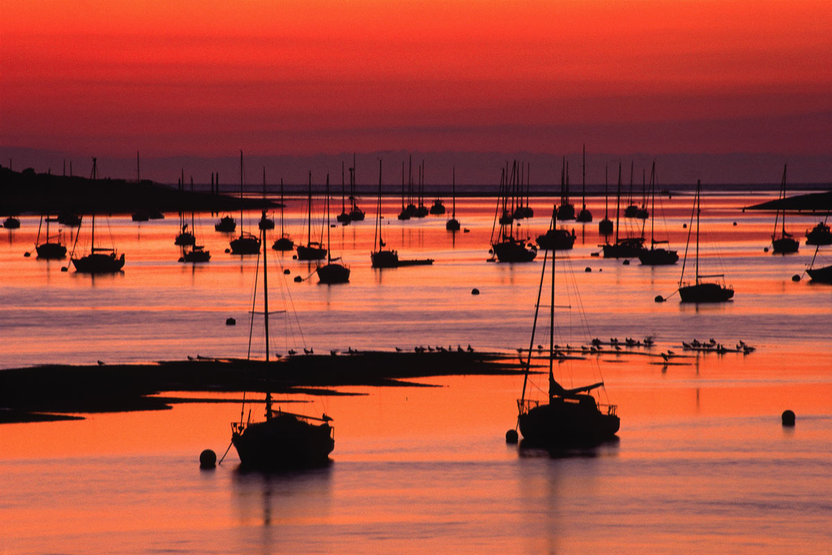 The Conwy Estuary at dusk