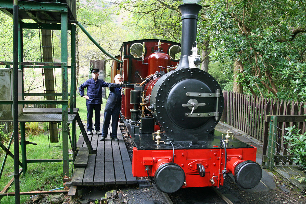 Talyllyn Railway - taking on water