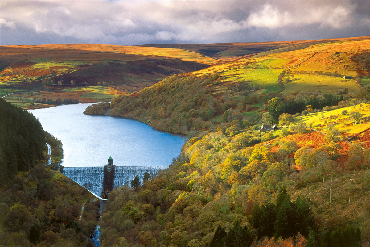 Elan Valley - Penygarreg Reservoir and Dam