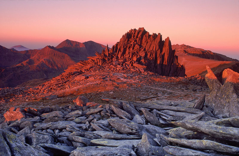 Sunrise on Castell y Gwynt