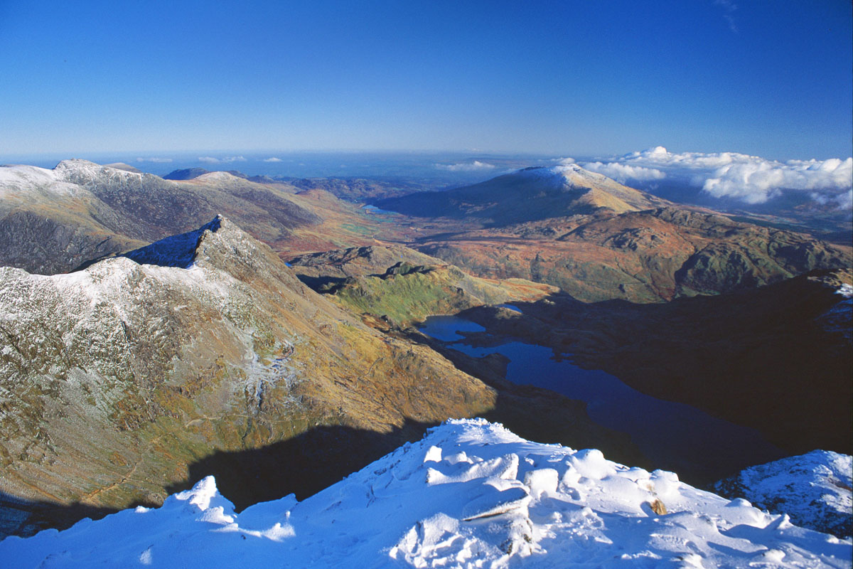 Snowdon summit panorama