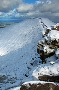 Pen y Fan from Corn Du