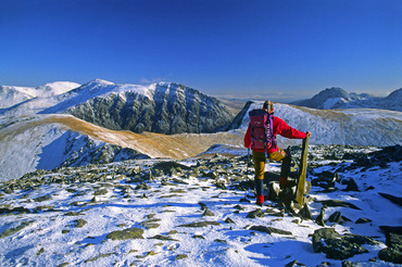 The Carneddau and Tryfan from Elidir Fawr