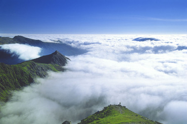 Early morning on Snowdon summit