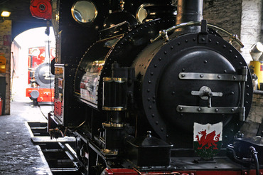 Talyllyn Railway - on shed at Pendre with Talyllyn and Dolgoch