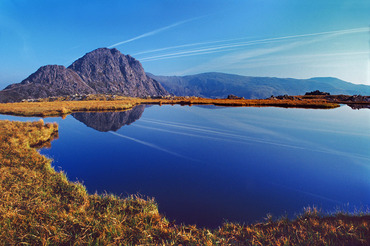 Tryfan from Llyn y Caseg-fraith