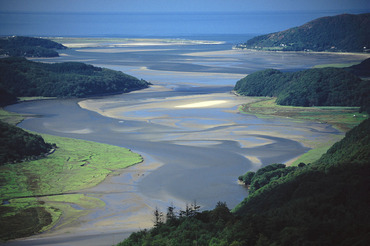 Sunlight on the Mawddach Estuary