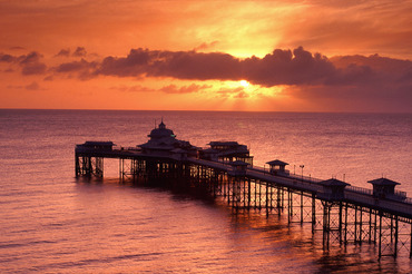 Llandudno Pier at sunrise