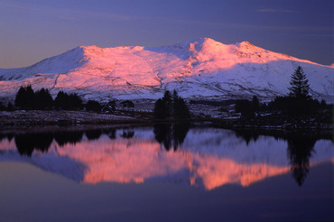 Arenig Fawr at sunset