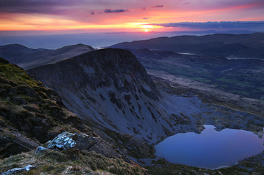 Sunset from Cader Idris