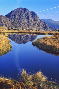 Tryfan and Llyn y Caseg-fraith