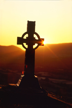 Celtic Cross at sunrise