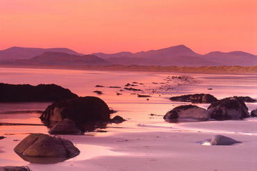 Dusk on Harlech Beach