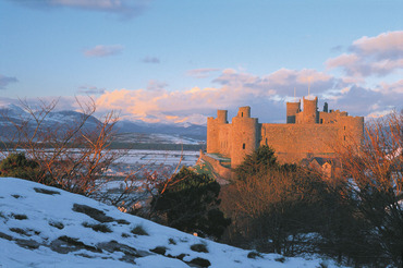 Evening light on Harlech Castle