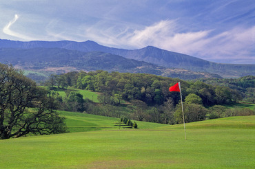 Cader Idris from Dolgellau golf course