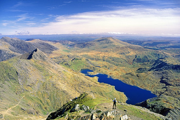 Snowdon summit panorama