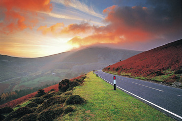 The Horseshoe Pass and Moel y Gamelin