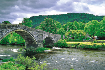 The River Conwy at Llanrwst