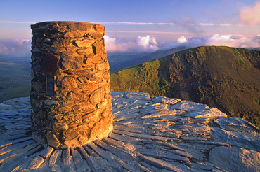 Snowdon summit at sunrise