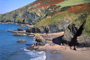 Llangrannog and Cilborth beaches