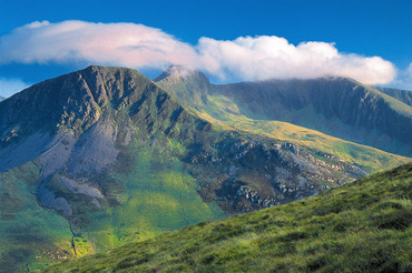 The Nantlle Ridge from Mynydd Mawr