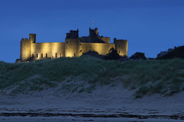 Harlech Castle from the beach